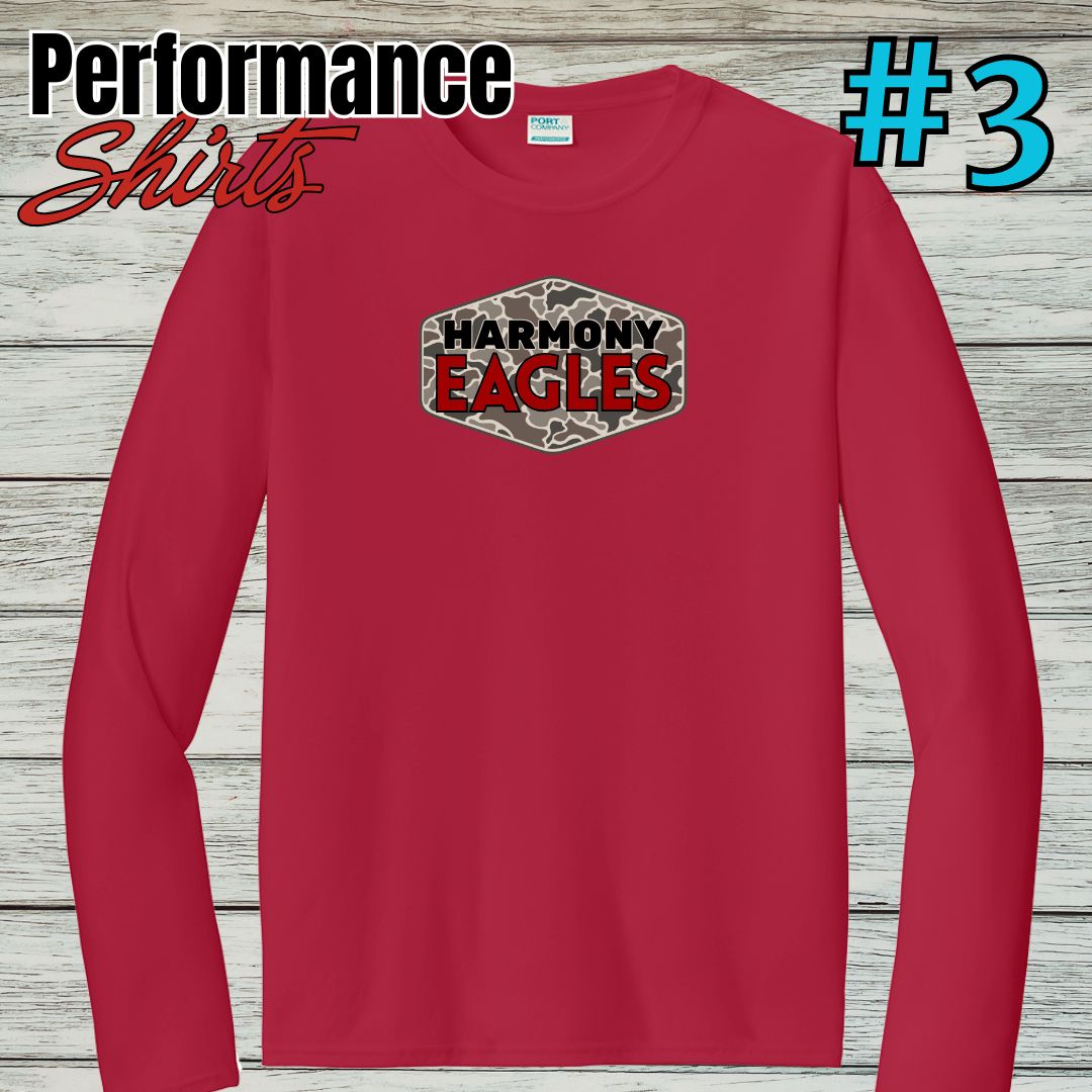 Harmony Design #3 Long Sleeved Performance Tee