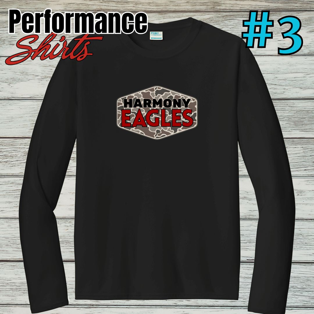 Harmony Design #3 Long Sleeved Performance Tee