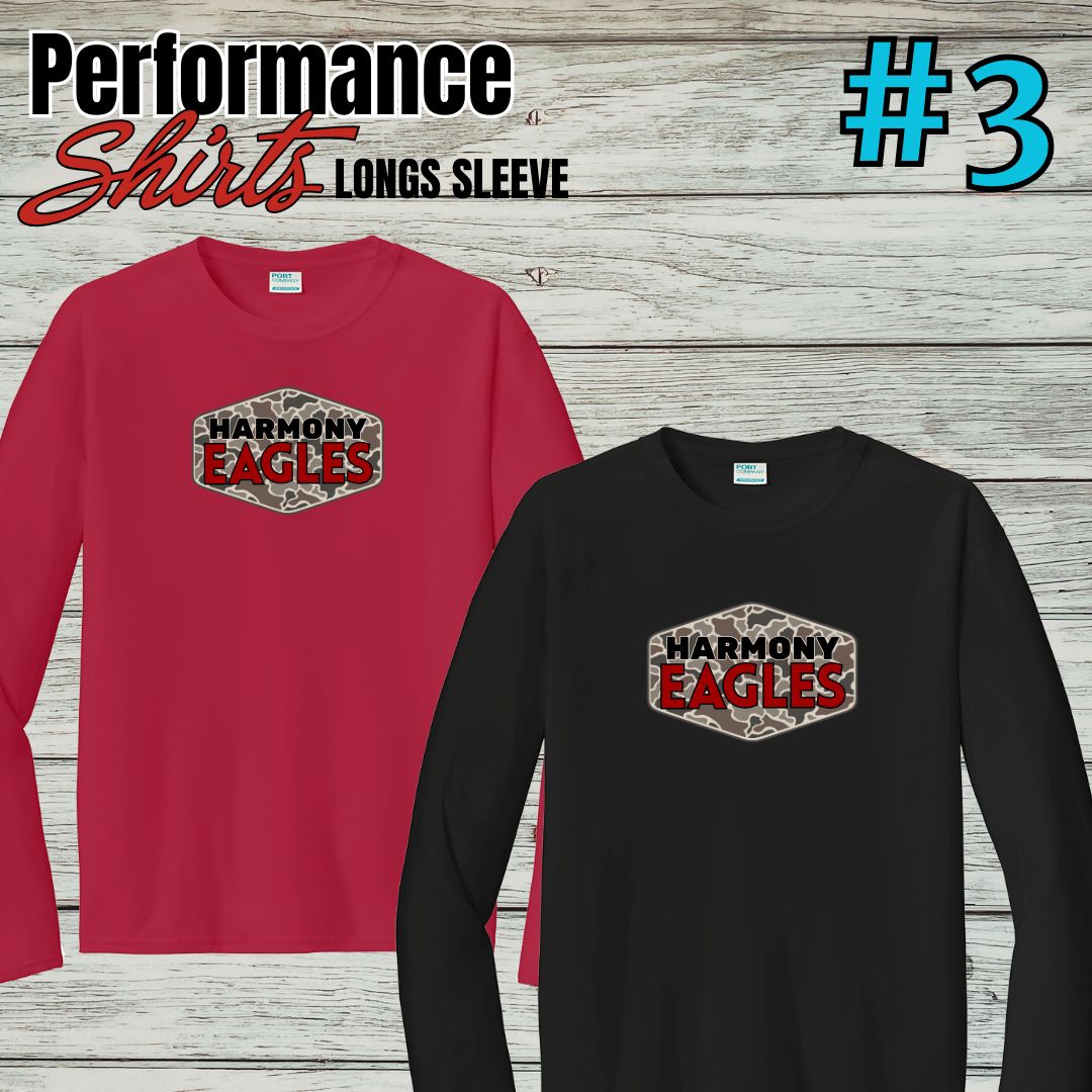 Harmony Design #3 Long Sleeved Performance Tee