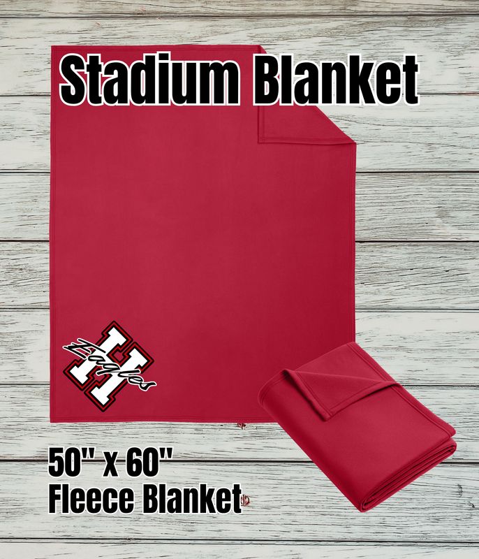 Harmony Red 50"x60" Fleece Stadium Blanket