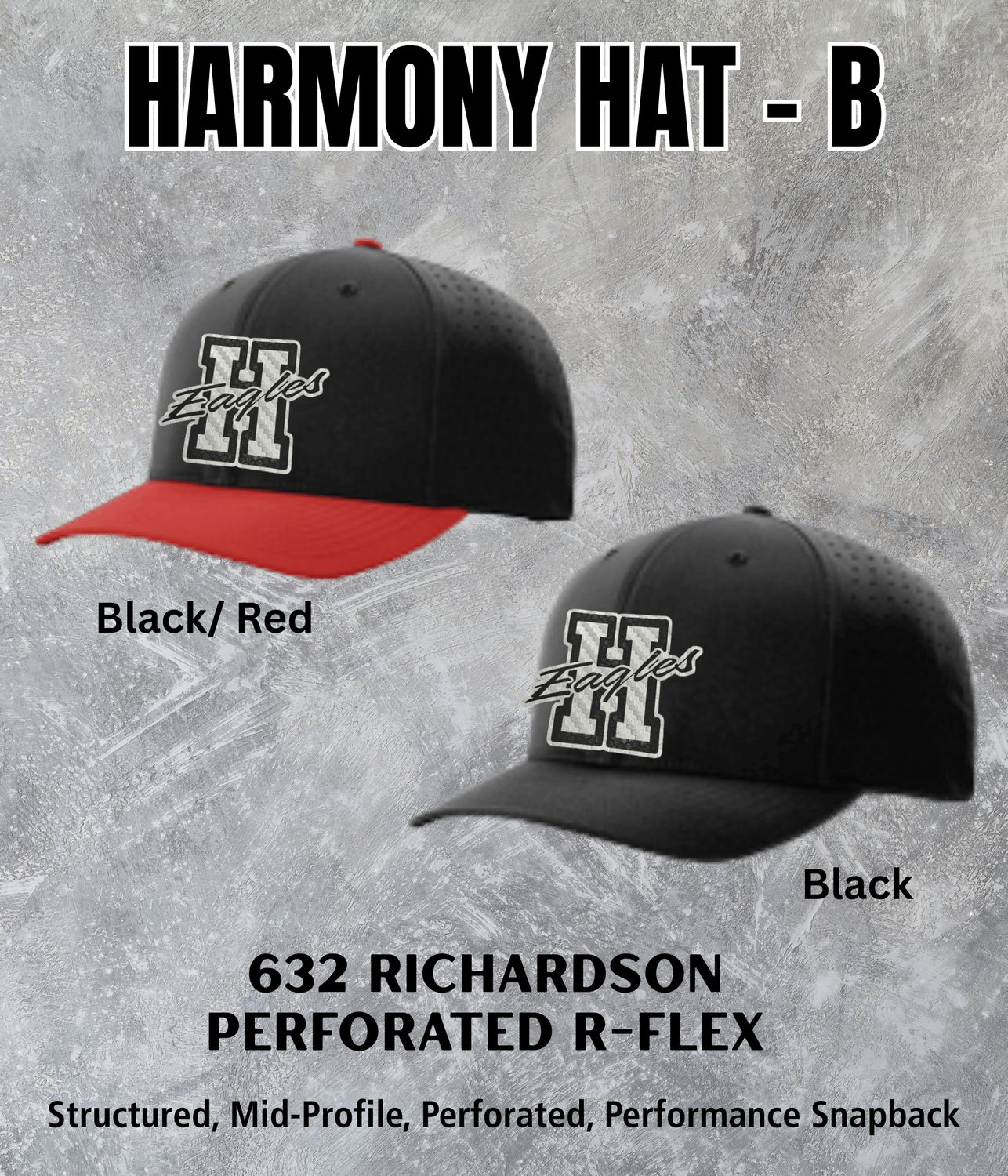 Harmony Richardson 632 Perforated R-Flex Hat