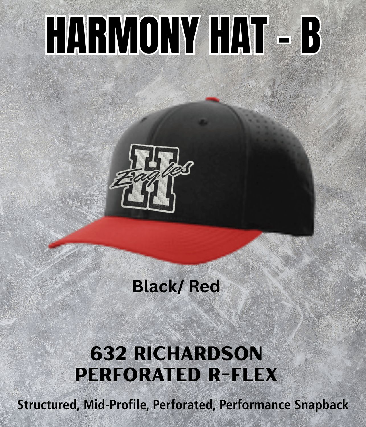 Harmony Richardson 632 Perforated R-Flex Hat