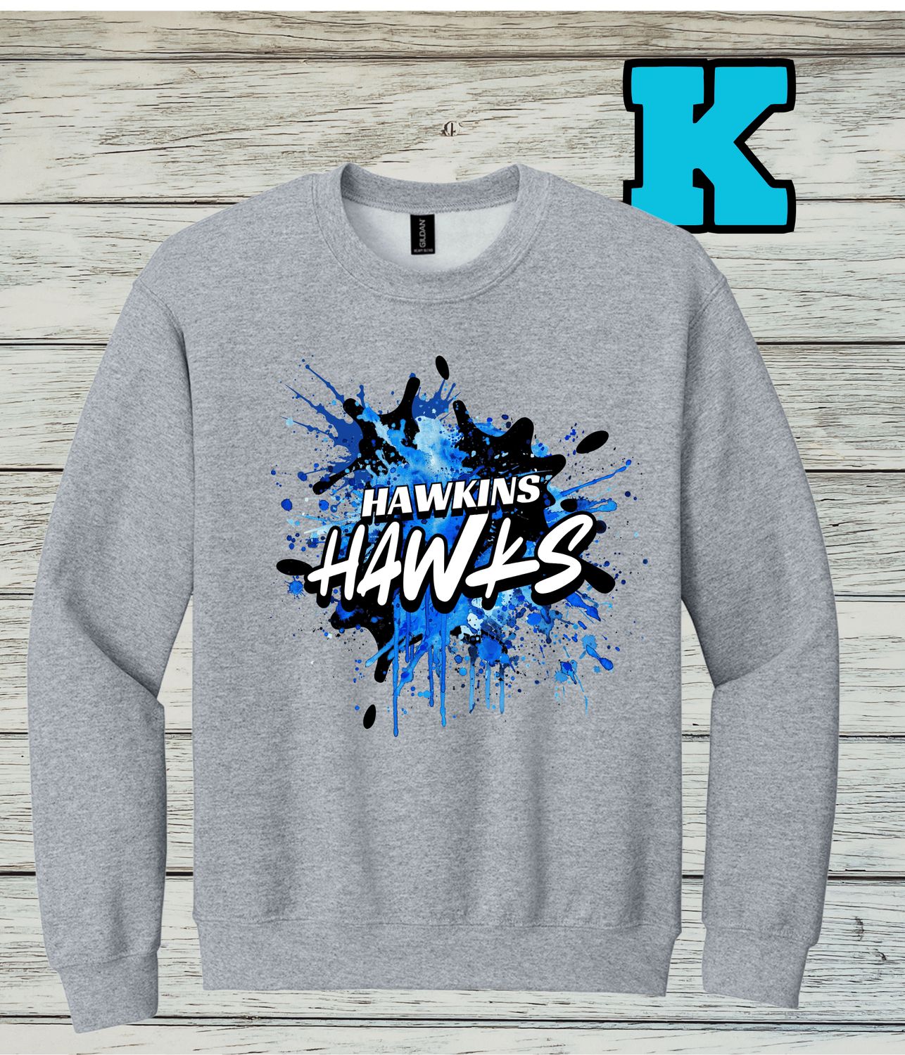 Hawkins Design K- Crewneck Sweatshirt