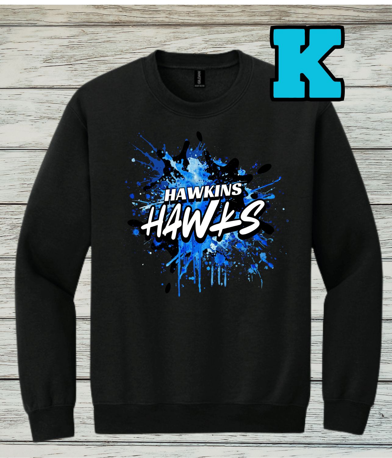 Hawkins Design K- Crewneck Sweatshirt