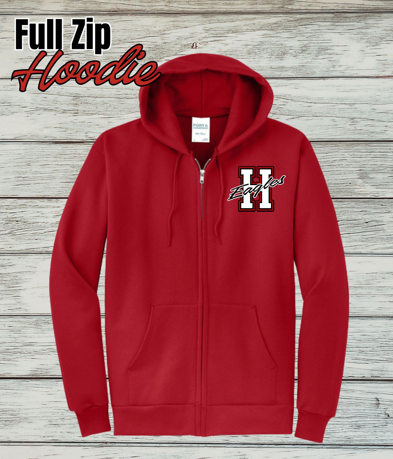 Harmony Logo Full Zip Hooded Jacket