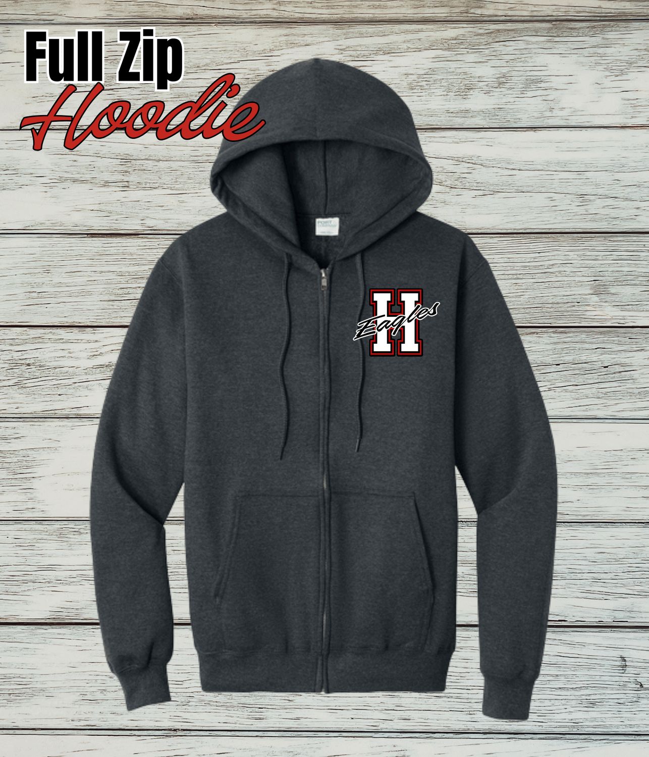 Harmony Logo Full Zip Hooded Jacket
