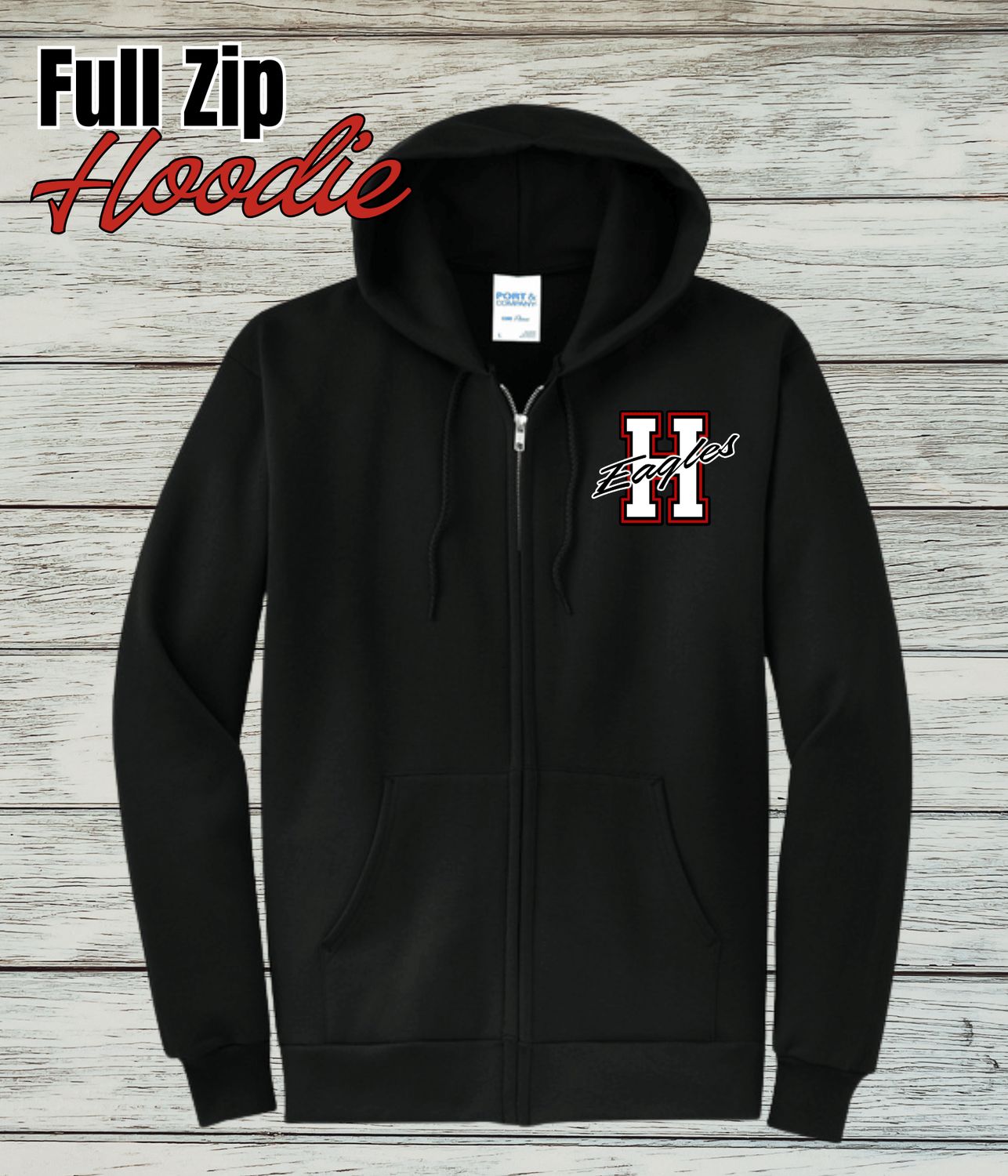 Harmony Logo Full Zip Hooded Jacket