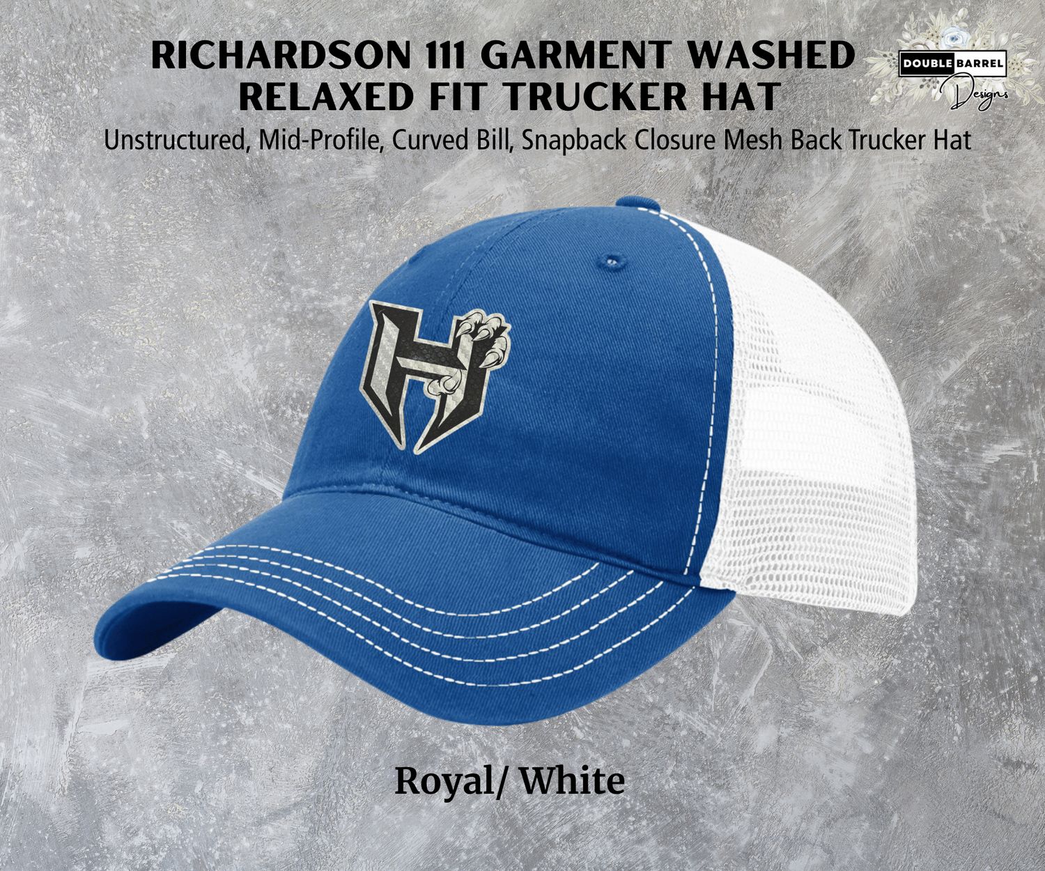 Hawkins Hats - Richardson 111 Garment Washed Trucker