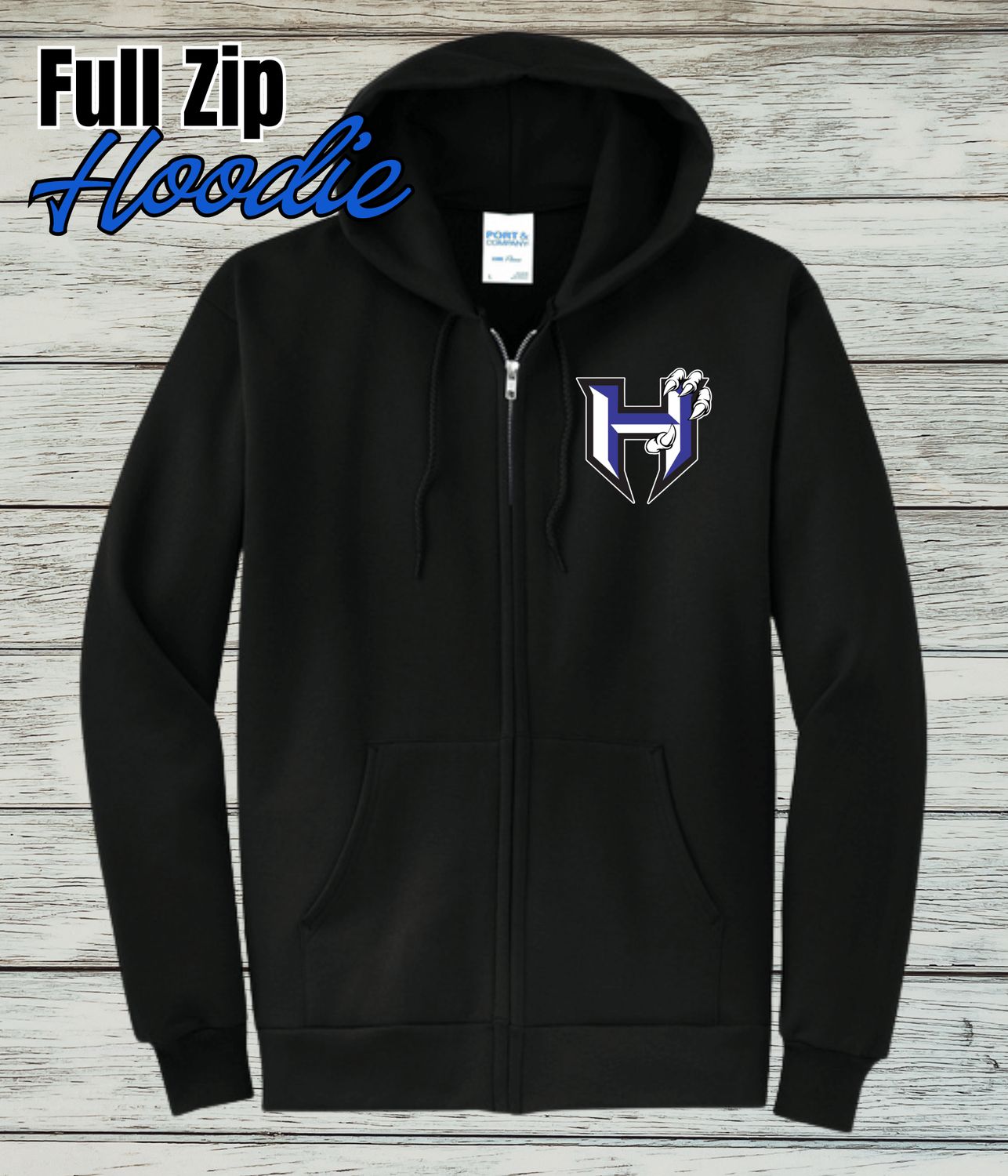 Hawkins Full Zip Fleece Hooded Jacket