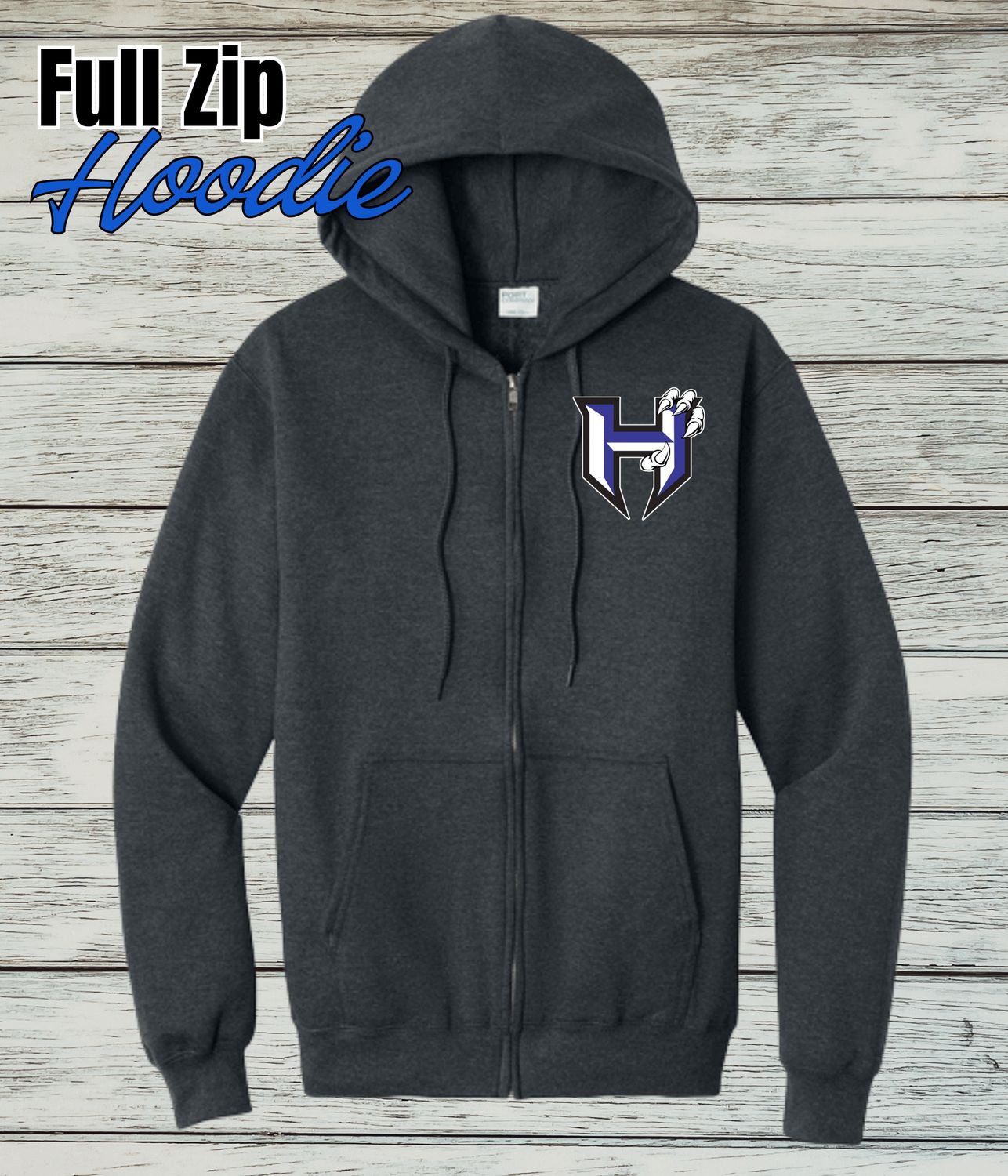 Hawkins Full Zip Fleece Hooded Jacket