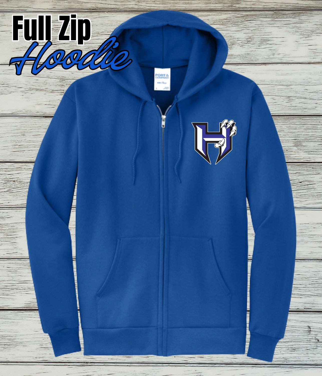 Hawkins Full Zip Fleece Hooded Jacket