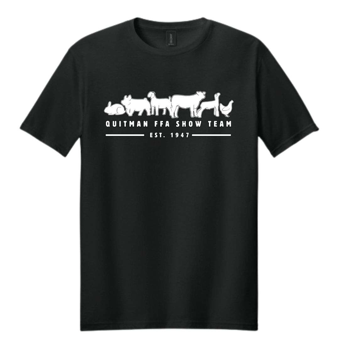 Quitman FFA Short-Sleeved Show Team Shirt- Gildan