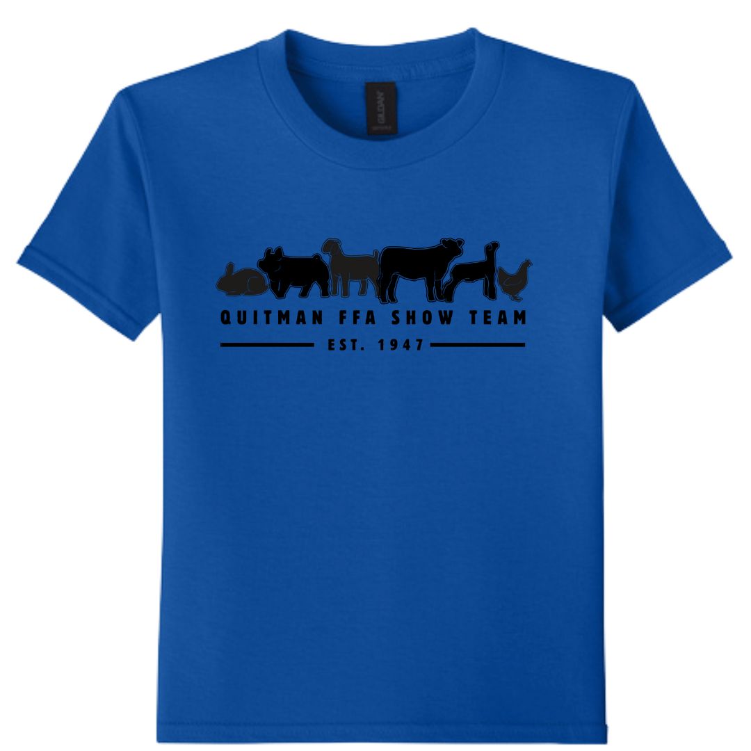 Quitman FFA Short-Sleeved Show Team Shirt- Gildan