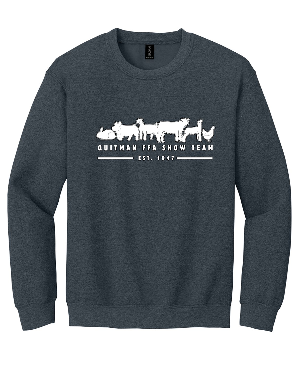 Quitman FFA Show Team Crewneck Sweatshirt