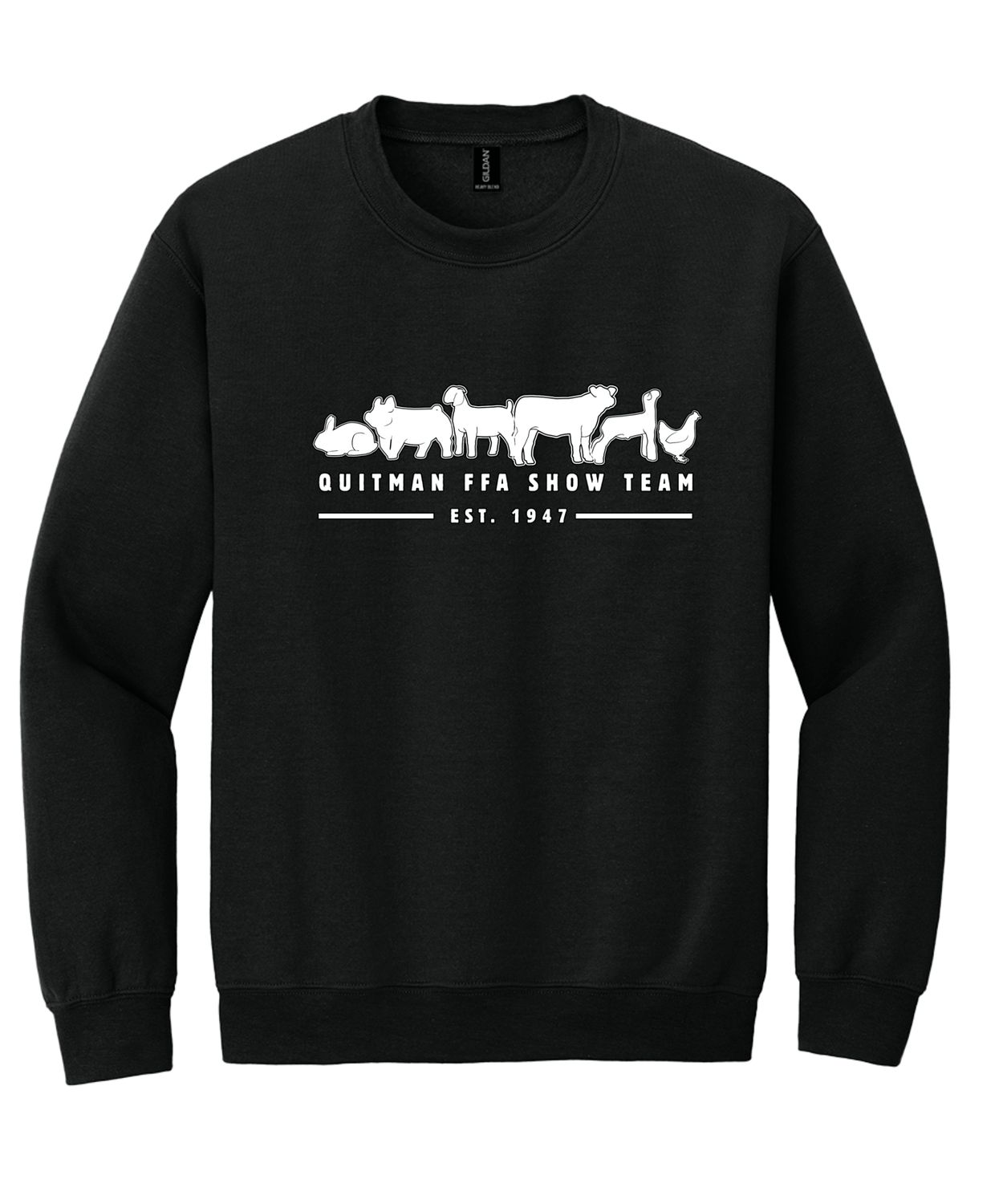 Quitman FFA Show Team Crewneck Sweatshirt