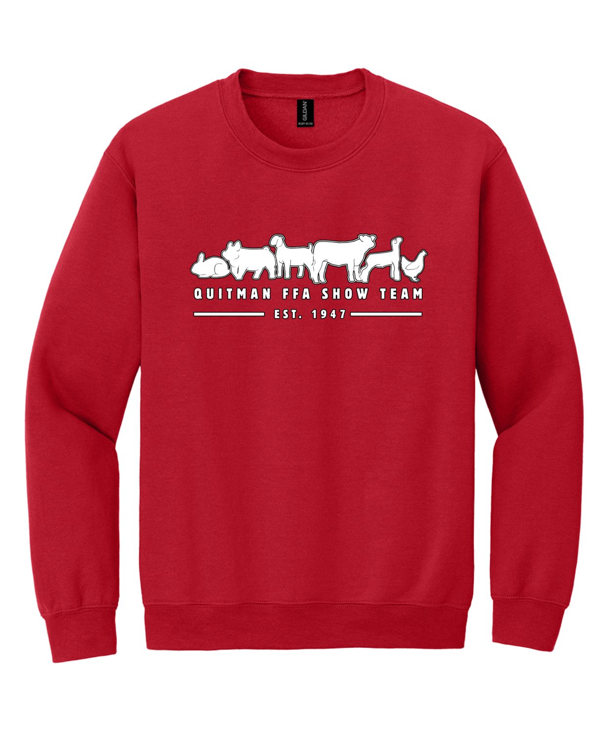 Quitman FFA Show Team Crewneck Sweatshirt