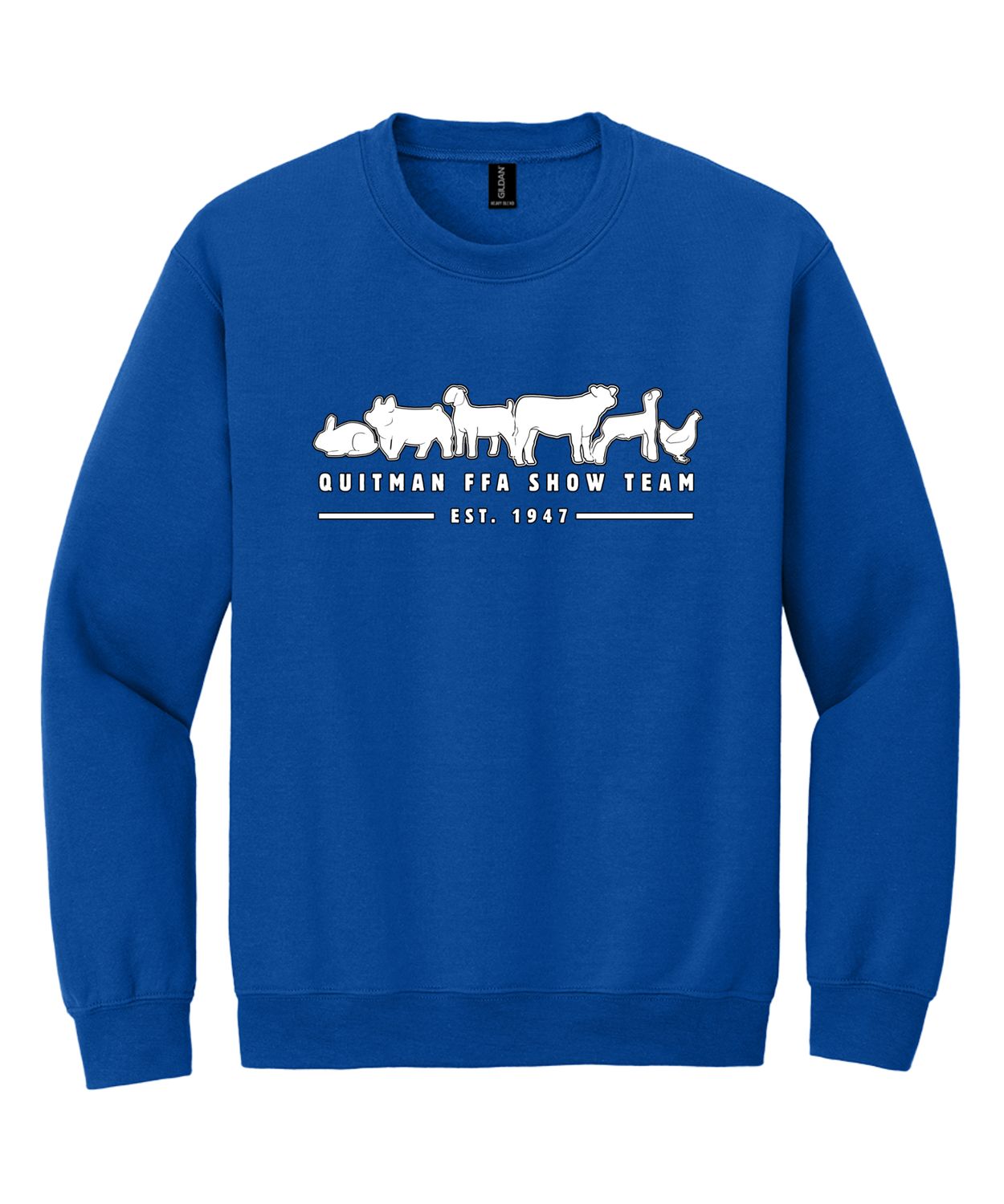 Quitman FFA Show Team Crewneck Sweatshirt