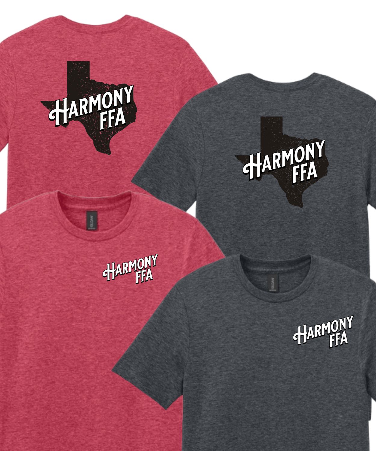 Harmony FFA Softstyle Short-Sleeved Tee Design #4 (2-sided)