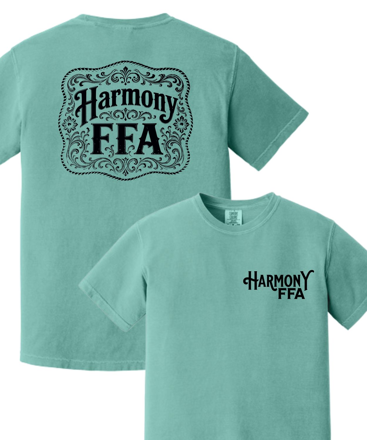 Harmony FFA Comfort Colors Short-Sleeved Tee Design #5 (2-sided)