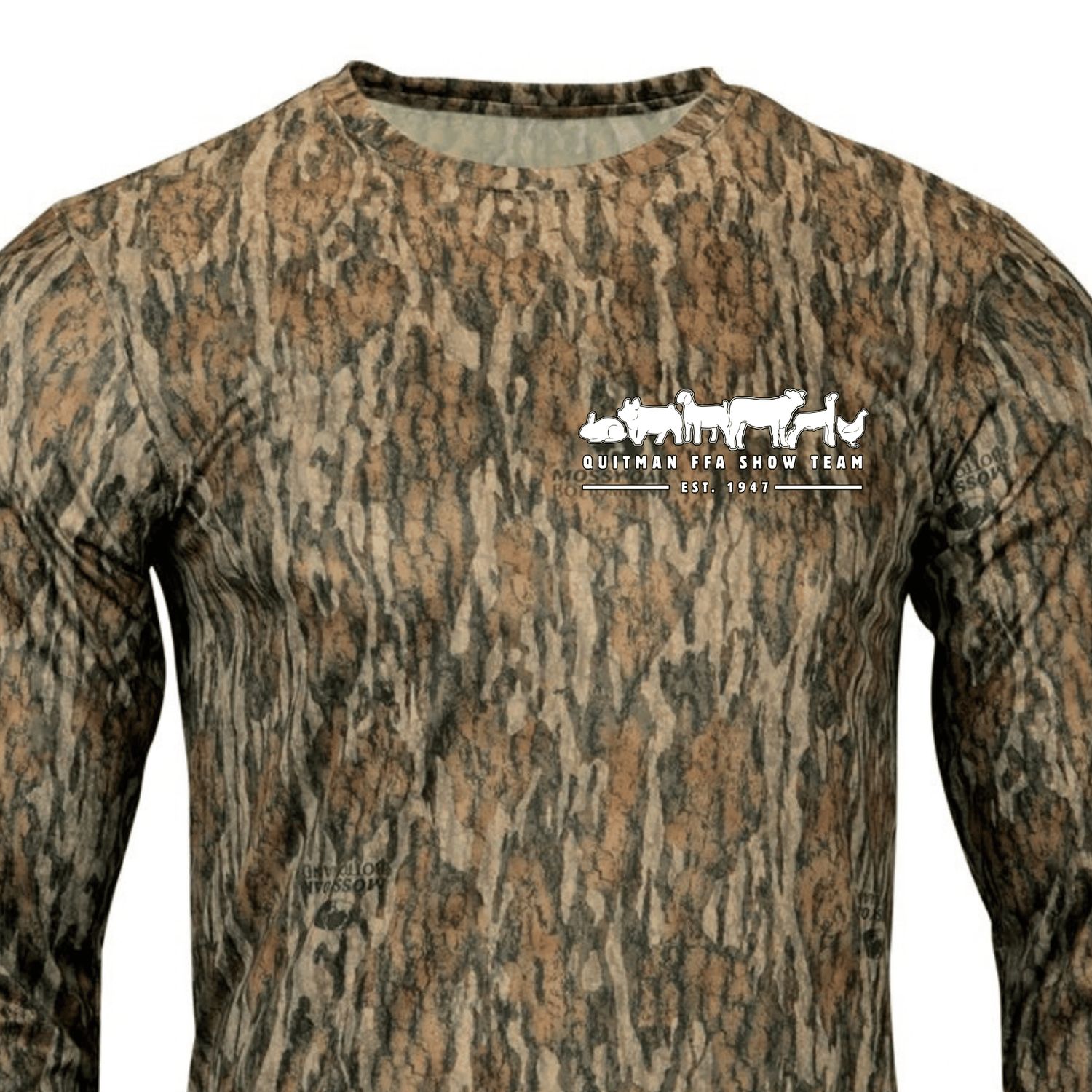 Quitman FFA Show Team- Camo Long-sleeve Performance Tee