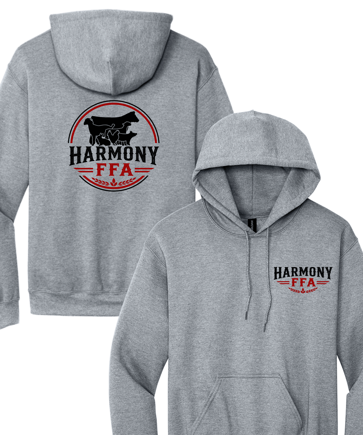Harmony FFA Hoodie- Design #1 (2-sided)
