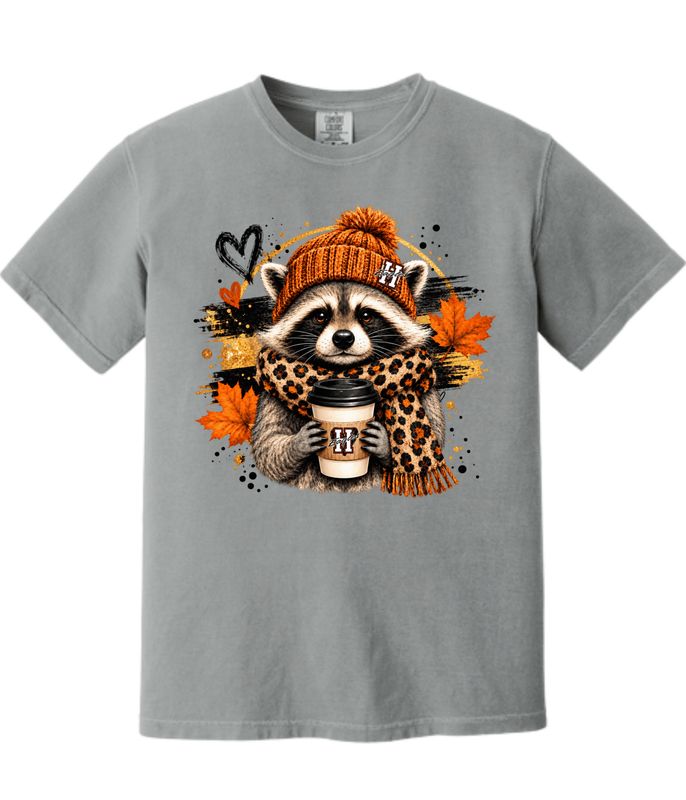Harmony Fall Design J -Short-Sleeved Tee- Granite