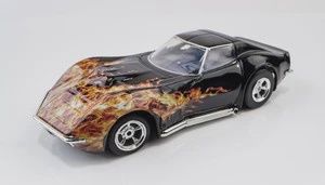 AFX Collector Series 1968 Corvette 427 HO Slot Car (Flame) (SWB) (Mega G+) (AFX22051)