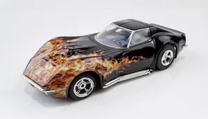 AFX Collector Series 1968 Corvette 427 HO Slot Car (Flame) (SWB) (Mega G+) (AFX22051)
