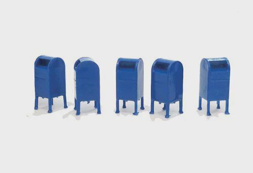 All Scale Miniatures US Mail Dropbox -- pkg(5) (179-1600930)