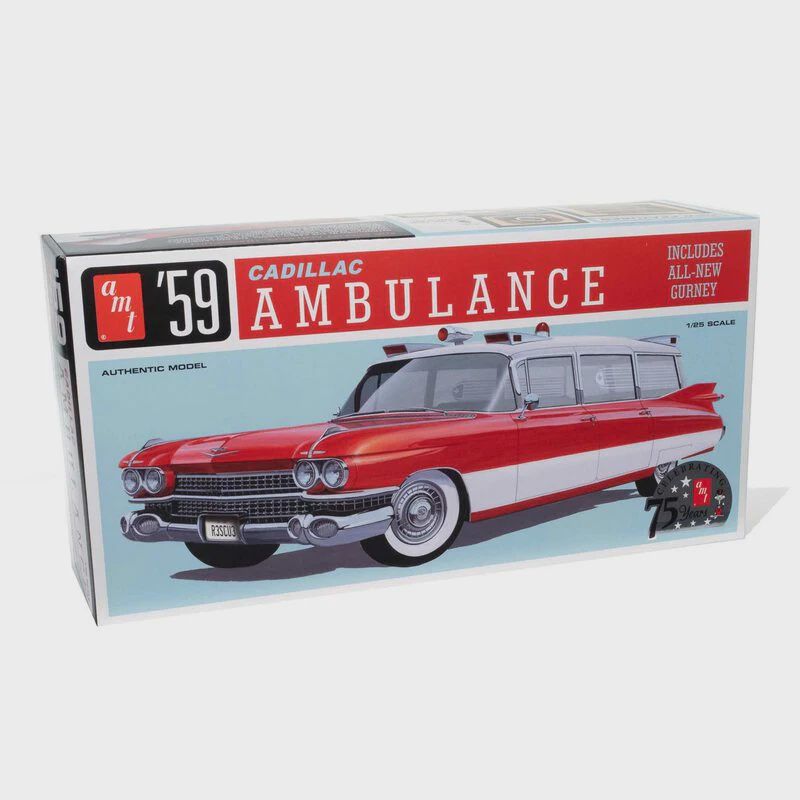 AMT '59 Cadillac Ambulance w/Gurney (AMT1395)