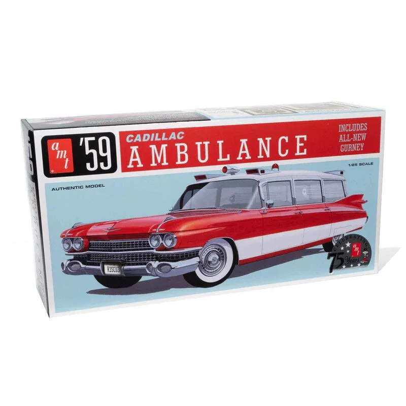 AMT '59 Cadillac Ambulance w/Gurney (AMT1395)