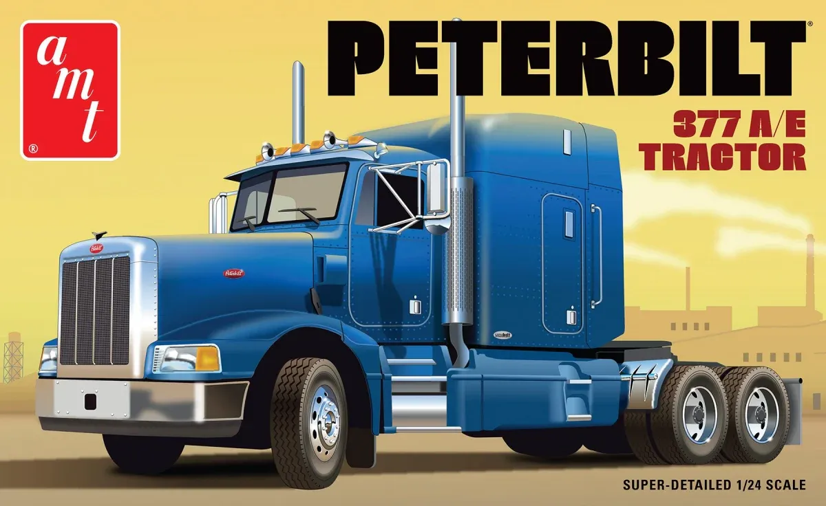 AMT 1/24 Peterbilt 377A/E Tractor Cab (D) (AMT1337)