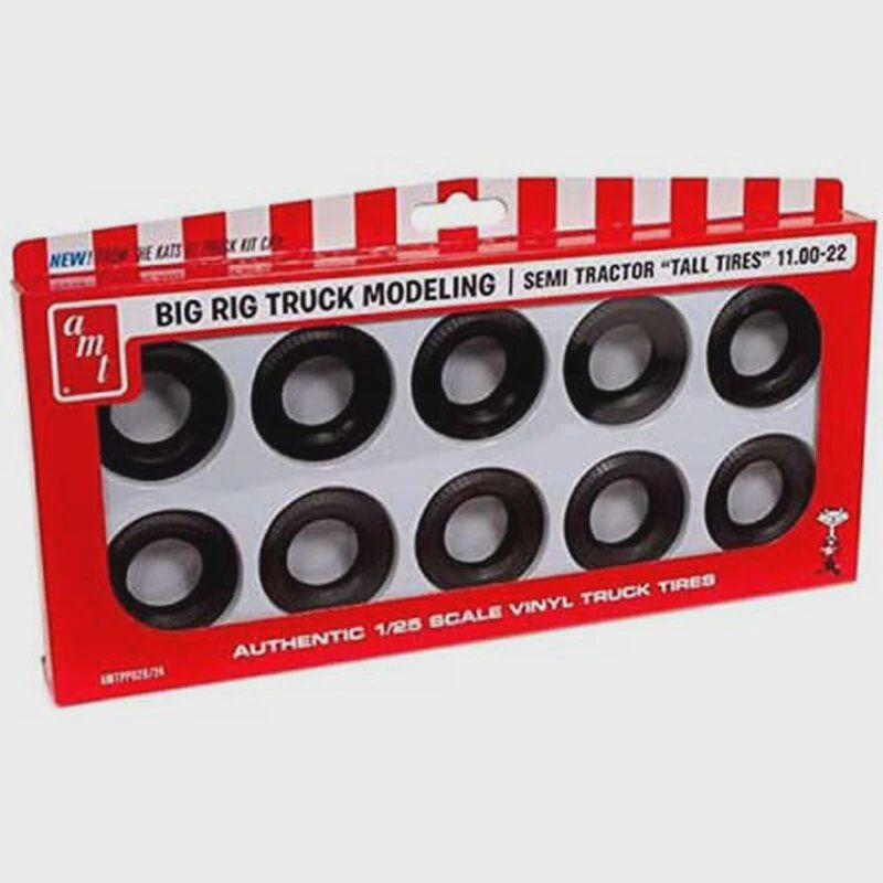 AMT 1/25 Semi Truck Tall Tires Pack (AMTPP028)