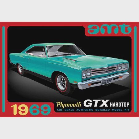 AMT 1969 Plymouth GTX Hardtop 1:25 Scale Model Kit (AMT1483)