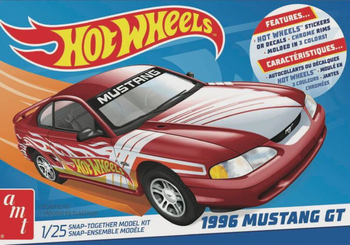 AMT Hot Wheels 1996 Ford Mustang GT (Snap) 2T 1:25 (AMT1298)