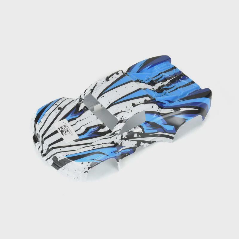 1/16 Limited Edition 2019 Chevy Silverado Trophy Truck Body for ARRMA MOJAVE GROM, Strike (Blue/White)