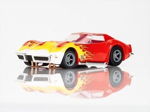 AFX Collector Series Corvette 1970 HO Slot Car (Red Wildfire) (SWB) (Mega G+) (AFX22055)