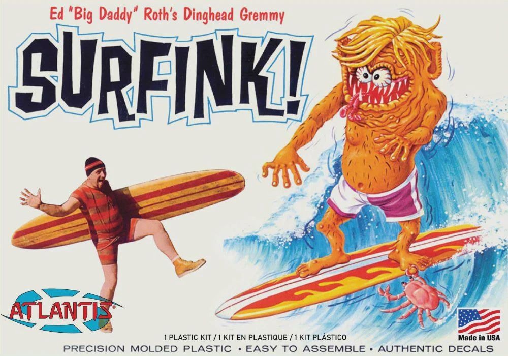 Altantis Ed Big Daddy Roth Dinghead Gremmy Surfink 7" Tall (formerly Revell) (AAN1306)
