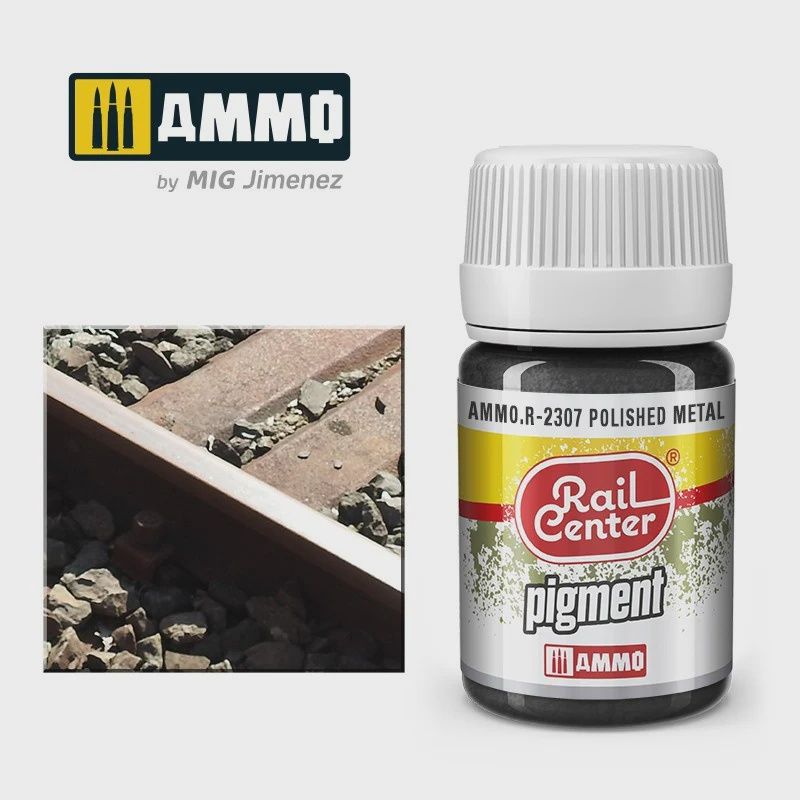 Ammo Pigment Polished Metal (35 mL) (AMMO.R-2307)