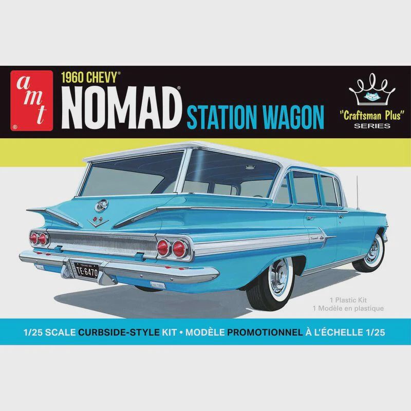 AMT 1/25 1960 Chevrolet Nomad Station Wagon Craftsman Plus Model Kit (AMT1402)
