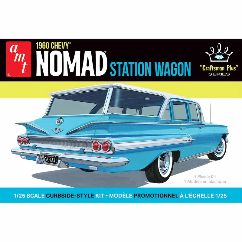 AMT 1/25 1960 Chevrolet Nomad Station Wagon Craftsman Plus Model Kit (AMT1402)