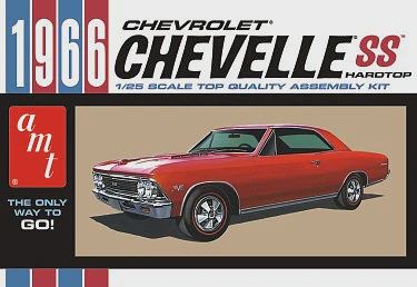 AMT 1/25 1966 Chevrolet Chevelle SS Hardtop Cat (AMT1342)