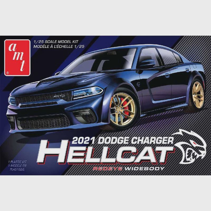 AMT 1/25 Dodge Charger HellCat Redeye Widebody Model Kit (AMT1325)