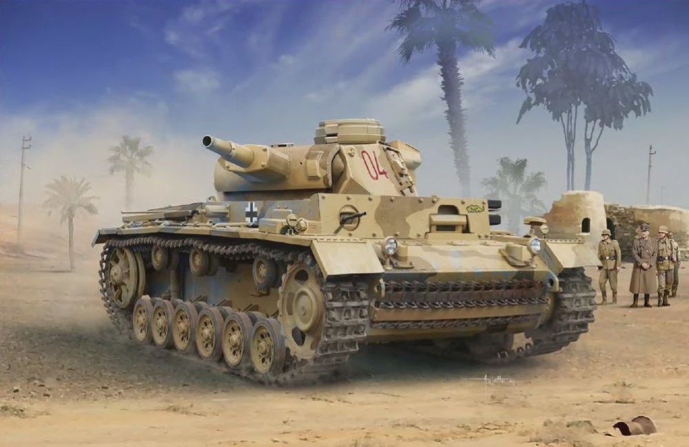Academy 1/35 German Panzer III Ausf N Tank Afrika Korps (ACY13567)