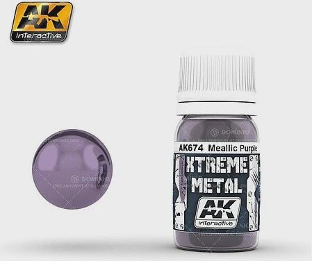AK Interactive Xtreme Metal Purple Metallic Paint 30ml Bottle (AKI674)