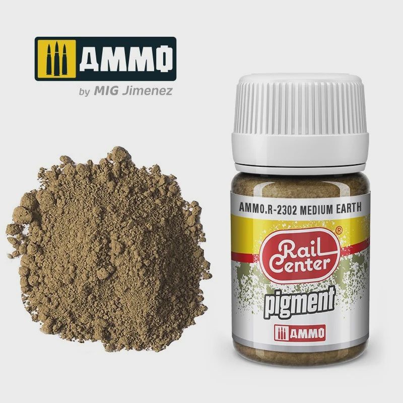 Ammo Pigment Medium Earth (35 mL) (AMMO.R-2302)