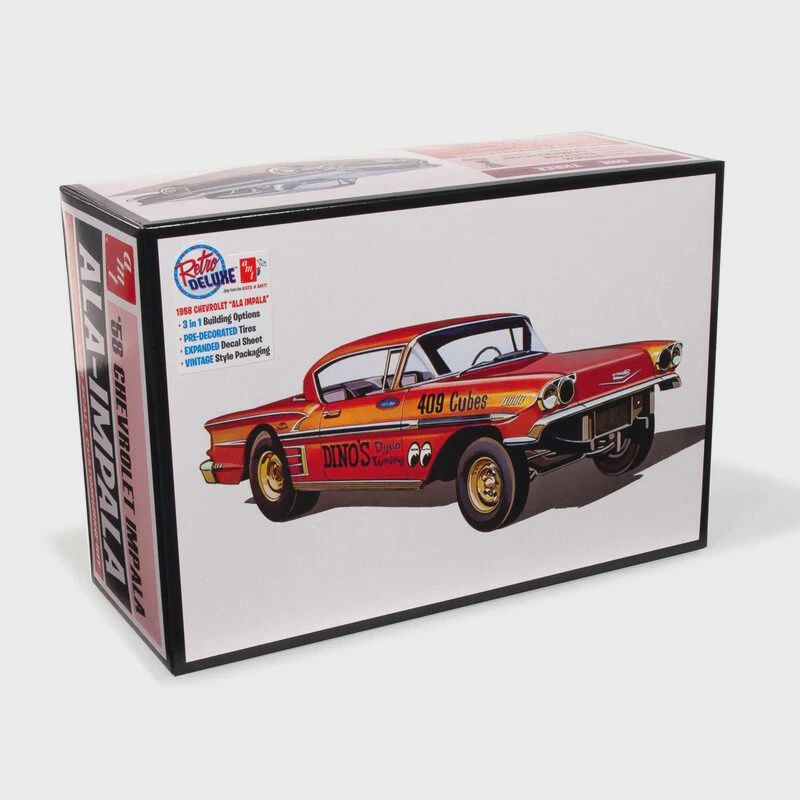 AMT 1/25 1958 Chevy Impala Hardtop "Ala Impala" (AMT1301)
