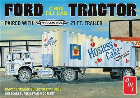AMT 1/25 Ford C600 Hostess Truck w/Trailer (AMT1221)