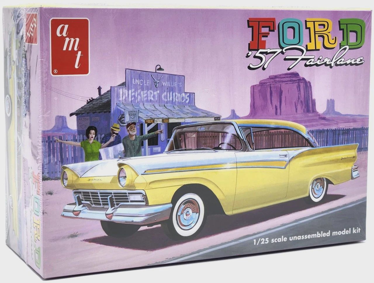 AMT 1:25 Scale 1957 Ford Fairlane Hardtop 3-in-1 Model Kit (AMT1533)