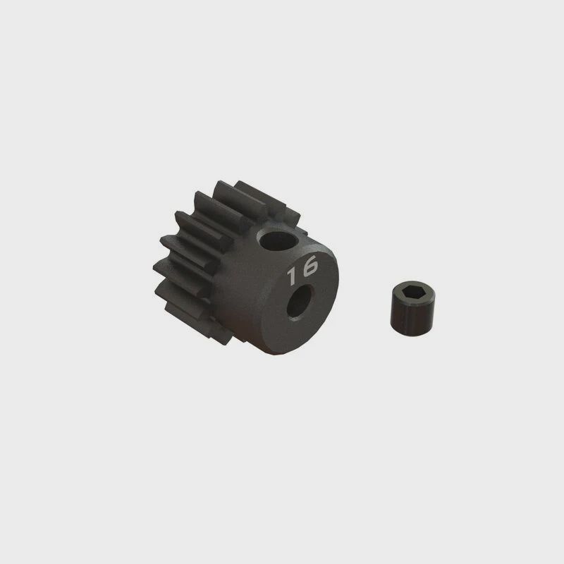 Arrma 16T 0.8Mod 1/8" Bore CNC Steel Pinion Gear (ARA311078)
